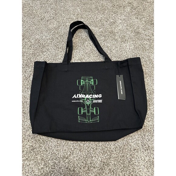 AIX RACING INNOVATION x DREAMLAND Large Black Tote Bag Brand New - Picture 1 of 6